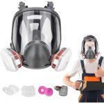 Masque respiratoire int�gral masque respiratoire avec filtre masque industriel anti - poussi�re 6800 ...