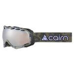 Masque de ski kaki mixte cairn alpha spx3 mat camo army