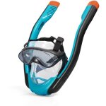 Masque de snorkeling intgral - bestway - flowtech - taille s / m