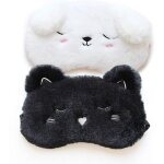 Masque de sommeilmasque de nuitanimal sommeil masquepeluche ajustable dormirmignon dessin anim� masque ...