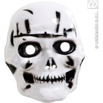 Masque squelette enfant - blanc et noir - pvc - pour halloween et carnaval - mixte - a partir de 5 ans ...