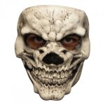 Masque de tête de mort blanc pour adulte - accessoire - mixte - a partir de 18 ans Masque de tête de mort blanc pour adulte - accessoire - mixte - a partir de 18 ans