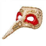 Masque venise avec nez allong color