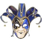 Masque v�nitien pour femme homme halloween carnaval cosplay mascarade props bleu