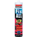 Mastic colle - soudal - fix all high tack - 290ml - blanc - Élastique et résistant aux uv Mastic colle - soudal - fix all high tack - 290ml - blanc - Élastique et résistant aux uv