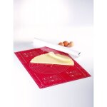 Mastrad feuille  ptisserie gradue f45210 - 40 x 60 cm - rouge