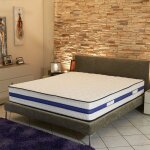 Matelas 120x190 cm mousse poli lattex indformable - face hiver avec - face t avec lin - epaisseur 29 ...