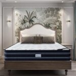 Matelas 140 x 190 m�moire de forme premium �p 28 cm hybride mousse & ressorts ensach�s h3 moyenne ferme ...