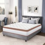 Matelas 140 x 200 m�moire de forme - premium - �p 28 cm fermet� moyenne hybride mousse & ressorts ensach�s ...