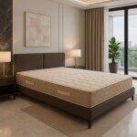 Matelas 140x190 cm paisseur 23 cm latex 80 kg / m3 100% coton compatible sommiers articuls - matelas ...