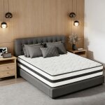 Matelas 140x190 tr�s �pais 28 cm fermet� moyenne matelas hybride � bord renforc� oeko - tex tissu respirant ...