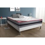 Matelas 140x190 cm ressorts ensachés et mémoire de forme - vitalspring recover Matelas 140x190 cm ressorts ensachés et mémoire de forme - vitalspring recover