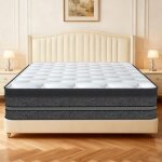 Matelas 140x200 cm �pais 30 cm matelas � ressorts ensach�s et � m�moire de forme 9 zones ergonomique ...