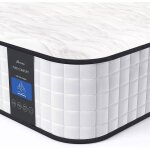Matelas 160x200 cm tr�s �pais 26 cm - premium - mousse � m�moire de forme - moyenne ferme - 7 zones ergonomiqu ...