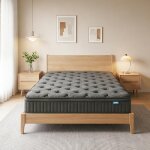 Matelas 160x200 cm holdlamp - tr�s �pais 25 cm - m�moire de forme + ressorts 7 zones - hypoallerg�nique ...