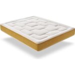 Matelas 160x200 cm ressorts ensachs elite gold epaisseur 30 cm + / - 2 rembourr en mmoire de forme ...
