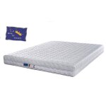 Matelas 160x200 pour sommier electrique ou mcanique tpr - mousse poli lattex - 20 cm dhoussable - soutien ...