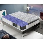 Matelas 160x200 cm � ressorts ensach�s - m�moire de forme - � 13 zones mod�le positano