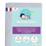 Matelas 70x140 cm en viscose de bambou pour lit bb
