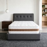 Matelas 90 x 190 �p 26 cm matelas � ressorts ensach�s et � m�moire de forme oeko - tex r�versible soutien ...