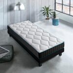 Matelas 90x190 cm atmosphre 7 zones confort ergonomique ressorts ensachs tissu luxe garantie 10 ans ...