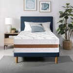 Matelas 90x190 cm �paisseur 26 cm - premium - mousse � m�moire de forme - moyenne ferme - 7 zones ergonomique ...