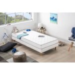 Matelas 90x190 cm - mousse - ferme 14 cm - 5 zones de confort - deko dream hahtuva