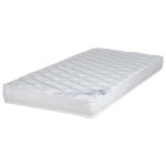 Matelas 90x190 marly - mousse - hauteur 15 cm - 3 zones - soutien ferme
