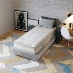 Matelas aloe vera 90x200 cm hauteur 27 cm m�moire de forme hypoallerg�nique qualite premium soutien dorsal ...