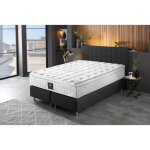 Matelas perle 140 x 190 - Épaisseur 26 cm - mémoire de forme & ressorts ensachés - surmatelas intégré ... Matelas perle 140 x 190 - Épaisseur 26 cm - mémoire de forme & ressorts ensachés - surmatelas intégré ...