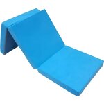 Matelas dappoint pliant - natalia spzoo - 1 personne - bleu - 10 cm - mousse polyurthane - ferme