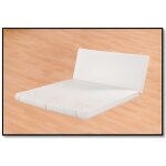 Matelas banquette b. z. nacre 140x190 cm - hevea selection - mousse - equilibr - livr roul - blanc ...