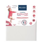 Matelas bébé Évolutif - candide - 60x120x12cm - hypoallergénique - fabriqué en france - garantie 5 ans ... Matelas bébé Évolutif - candide - 60x120x12cm - hypoallergénique - fabriqué en france - garantie 5 ans ...