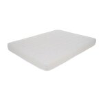 Matelas best 140x190 cm epaisseur 15 cm - mousse polyurthane - ferme - blanc
