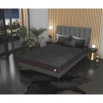 Matelas black 140x190 mémoire de forme / latex / ressorts / housse jacquard premium black Matelas black 140x190 mémoire de forme / latex / ressorts / housse jacquard premium black