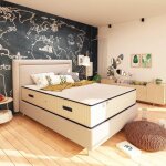 Matelas bon rveil 140x190 cm mousse polyurthane et mmoire de forme - epaisseur 30 cm - confort optimal ...