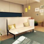 Matelas bz pour canap� lit 90x200 cm - mousse et m�moire de forme - epaisseur 10cm - tissu strech tr�s ...