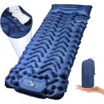 Matelas de camping gonflable - autogonflant - 1 personne - ultra - lger - pompe  pied - confort ergonomique ...