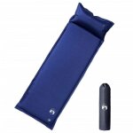 Matelas de camping - matelas gonflable vidaxl matelas de camping autogonflant oreiller 1 personne bleu ...