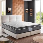Matelas c�leste by sampur 180x200 m�moire de forme & ressorts ensach�s �paisseur 28 cm surmatelas amovible ...