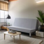 Matelas clic - clac mousse 10 cm lastucieux - 140x200 cm - gris - fabriqu� en france - terre de nuit