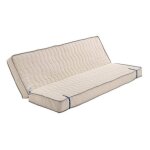 Matelas pour clic clac - - trs ferme - 130x190 cm - housse lavable - 5 zones de confort