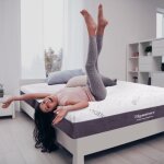 Matelas dolce 160x200 cm - epaisseur 24 cm d�paisseur - m�moire de forme - mousse h. r - confort ferme ...