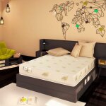 Matelas duck 180x200 cm - baldiflex - en mousse  mmoire de forme - avec rvetement en tissu aloe vera ...