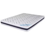 Matelas - ebac - melior 3 - 140x200 cm - soutien ferme - mousse polyurthane - 5 zones de conforts