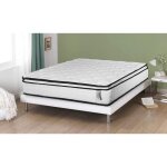 Matelas empereur 140x190 22 cm d�paisseur m�moire de forme surmatelas int�gr� mousse hr confort mi - ...