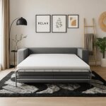 Matelas ergolattex pour canap� convertible - 190 x 140 x 10 - mousse haute densit� 46kg / m3 ? extra ...