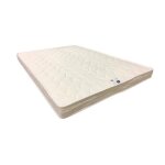 Matelas ferme 80x190 cm epaisseur 10 cm oreiller visco - 5 zones de confort - ame mousse poli lattex ...