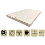 Matelas ferme avec latex naturel 140x200 x 10 cm + oreiller visco - 7 zones de confort - ame poli lattex ... Matelas ferme avec latex naturel 140x200 x 10 cm + oreiller visco - 7 zones de confort - ame poli lattex ...