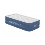 Matelas gonflable 1 place alwayzaire? avec double pompe intégrée et revêtement antimicrobien Matelas gonflable 1 place alwayzaire? avec double pompe intégrée et revêtement antimicrobien